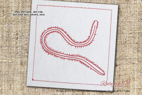 Bristle Worm: A Charming Bug Design for Handmade Gifts
