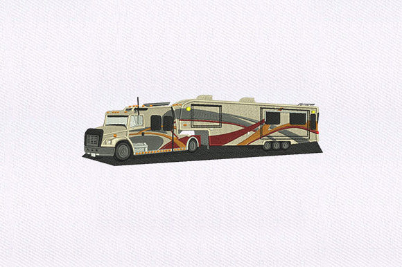 Camouflage Truck: A Thoughtful Embroidery Design for Meaningful Gifts