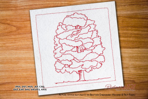 Chestnut Tree Design: A Warm, Timeless Embroidery Choice